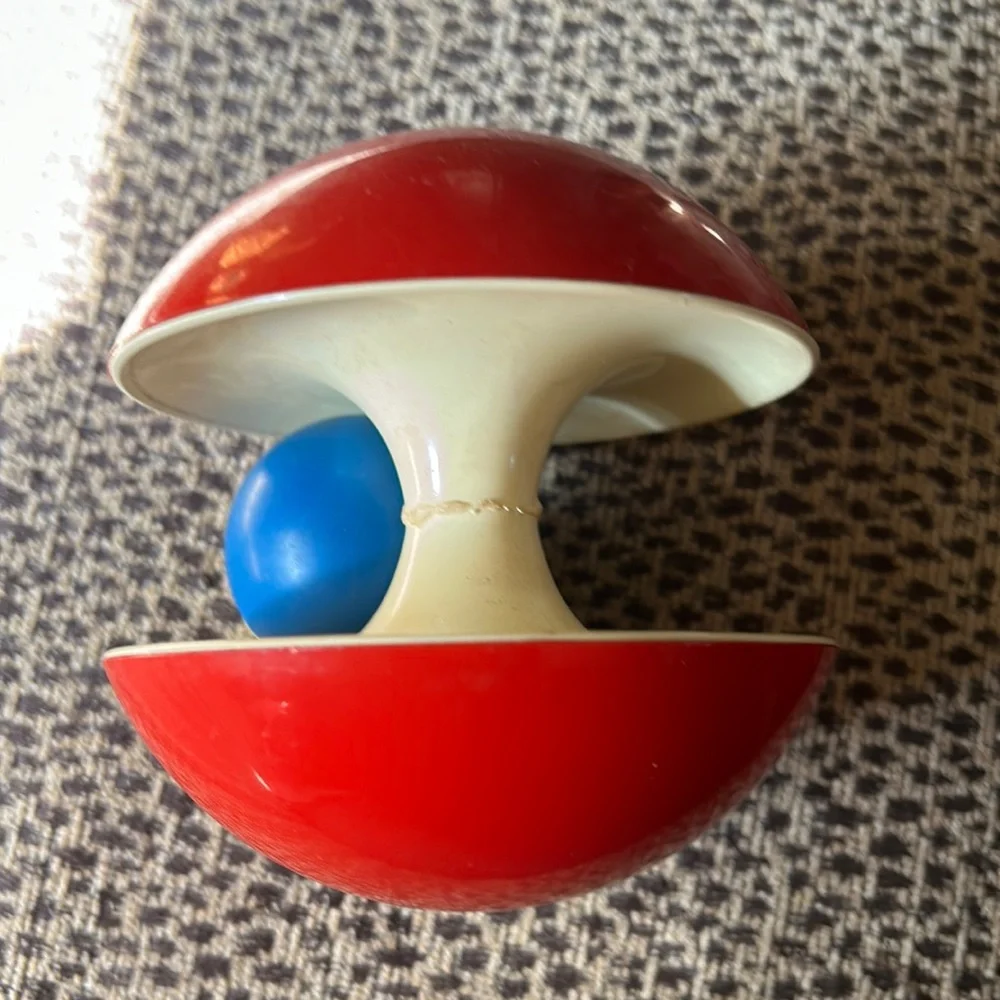 Vintage Rolling Cat Toy